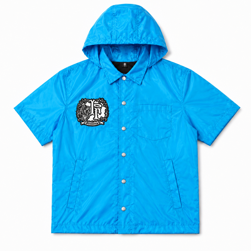 “CYAN” NYLON JACKET