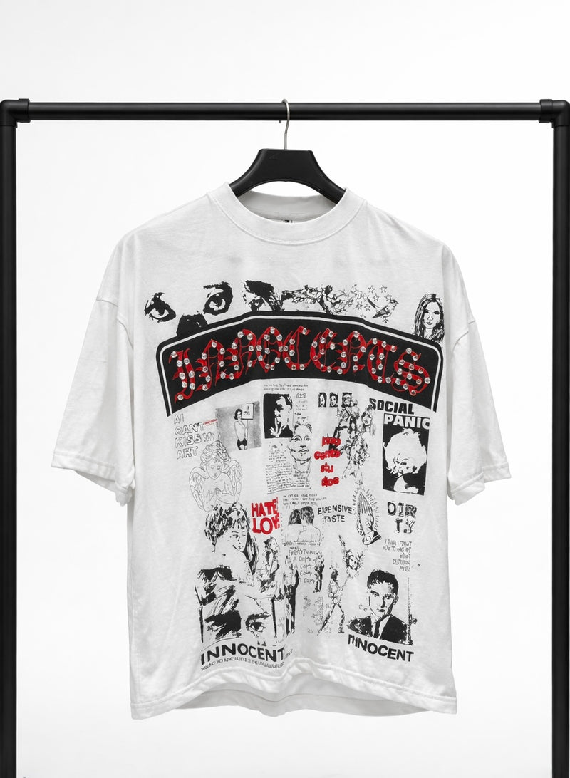 “NEWSPAPER” Gemmed Tees