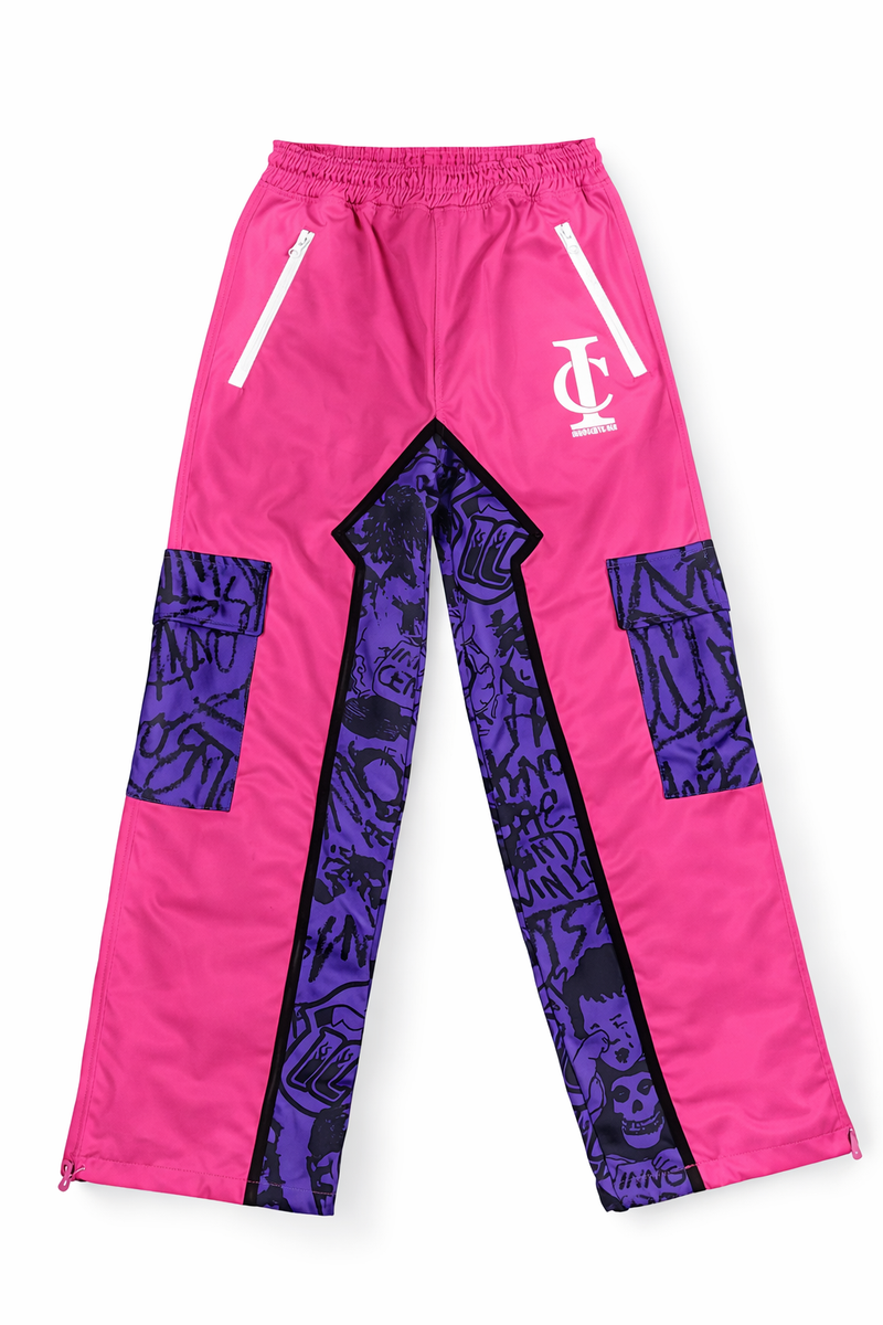 GRAFFITI RAIN SET (FUSCIA) PREMADE