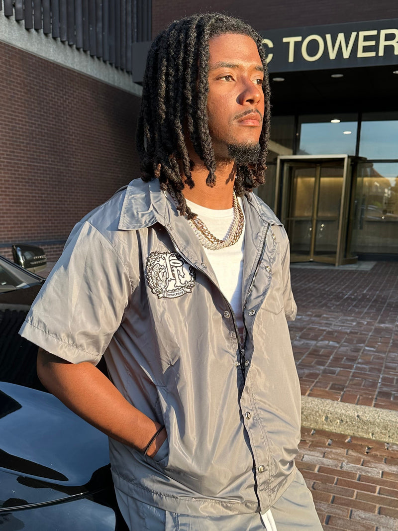 “SMOKE” NYLON JACKET