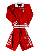 Load image into Gallery viewer, “ Red Velvet “ Velour Tracksuit
