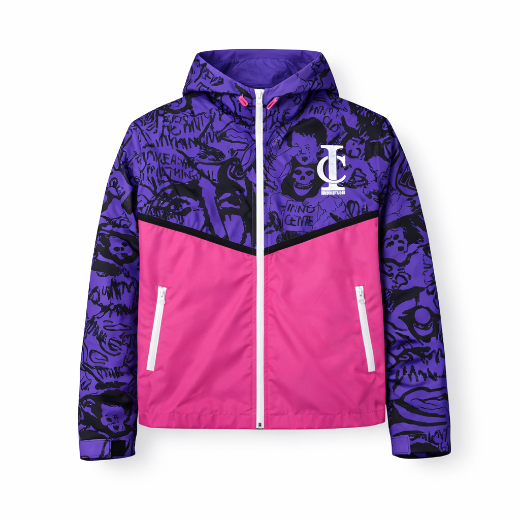 GRAFFITI RAIN SET (FUSCIA) PREMADE