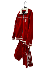 Load image into Gallery viewer, “ Red Velvet “ Velour Tracksuit
