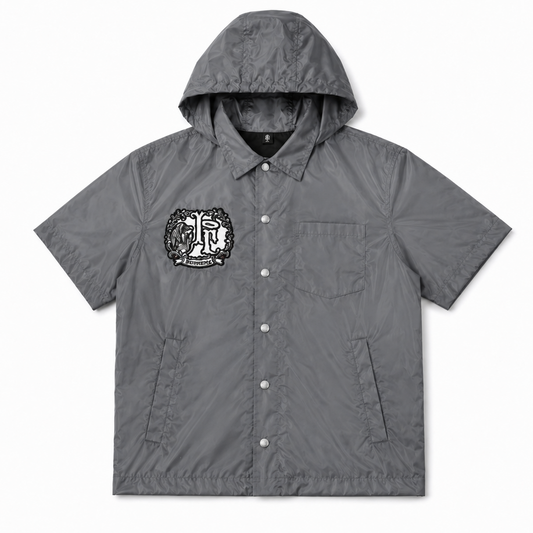 “SMOKE” NYLON JACKET