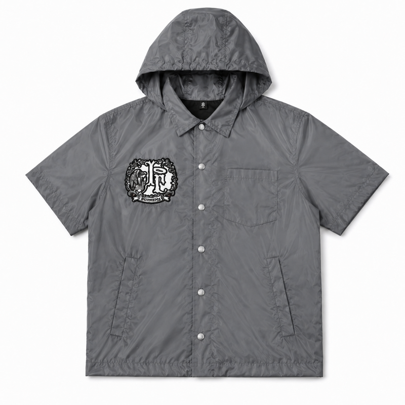 “SMOKE” NYLON JACKET