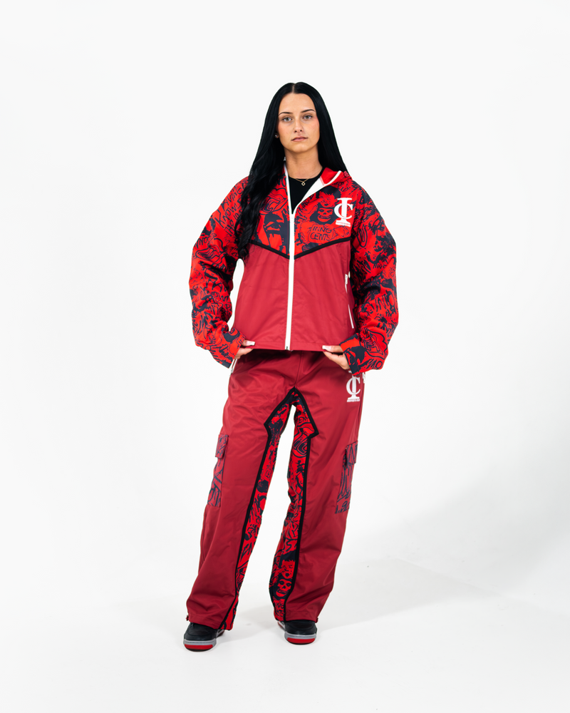 GRAFFITI RAIN SET (SCARLET) PREMADE