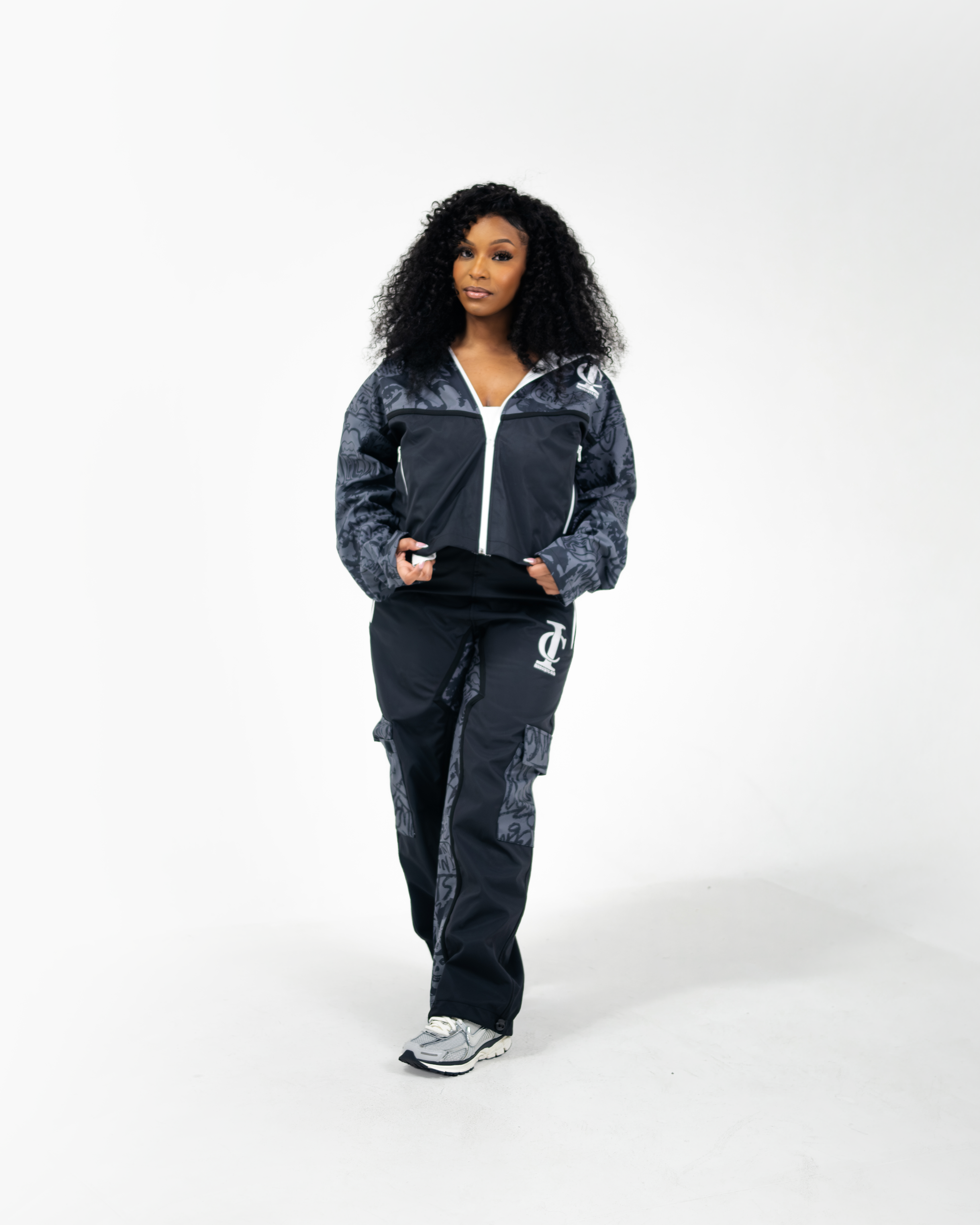 GRAFFITI RAIN SET (CHARCOAL) PREMADE