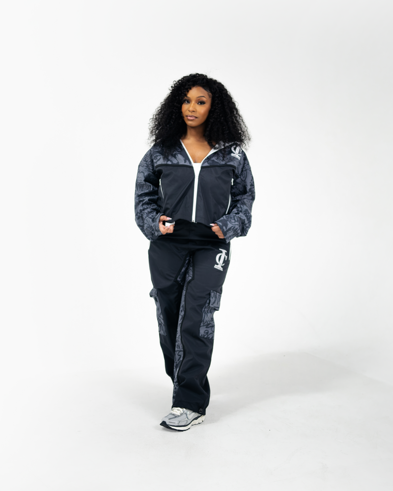 GRAFFITI RAIN SET (CHARCOAL) PREMADE