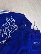 Load image into Gallery viewer, “ Sapphire “ Velour Tracksuit
