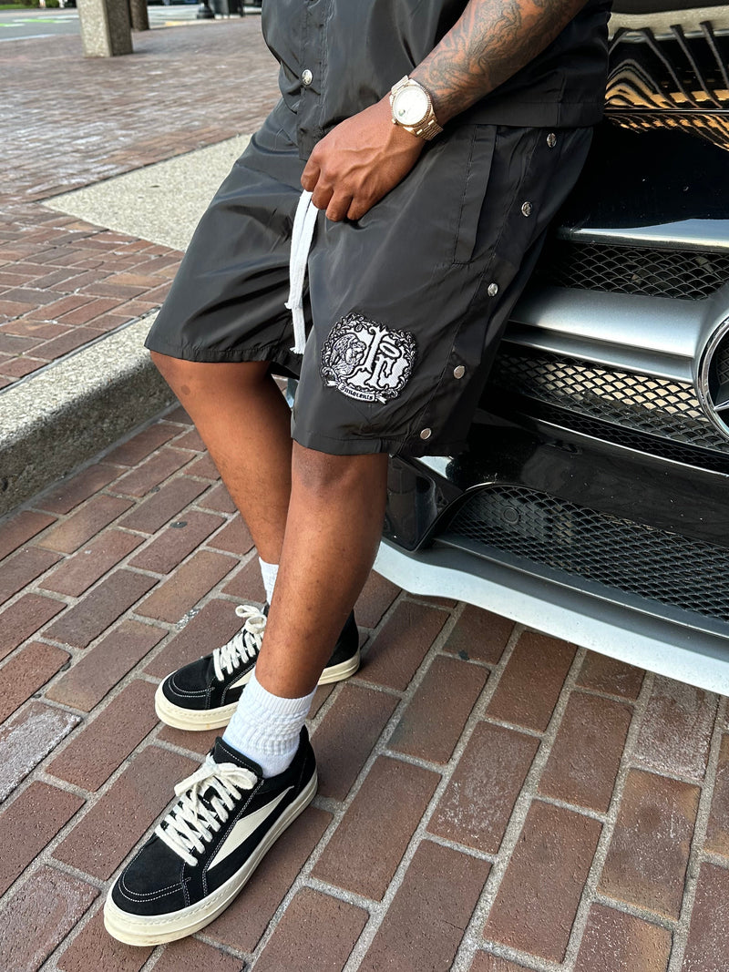 “BLACKOUT” NYLON SHORTS