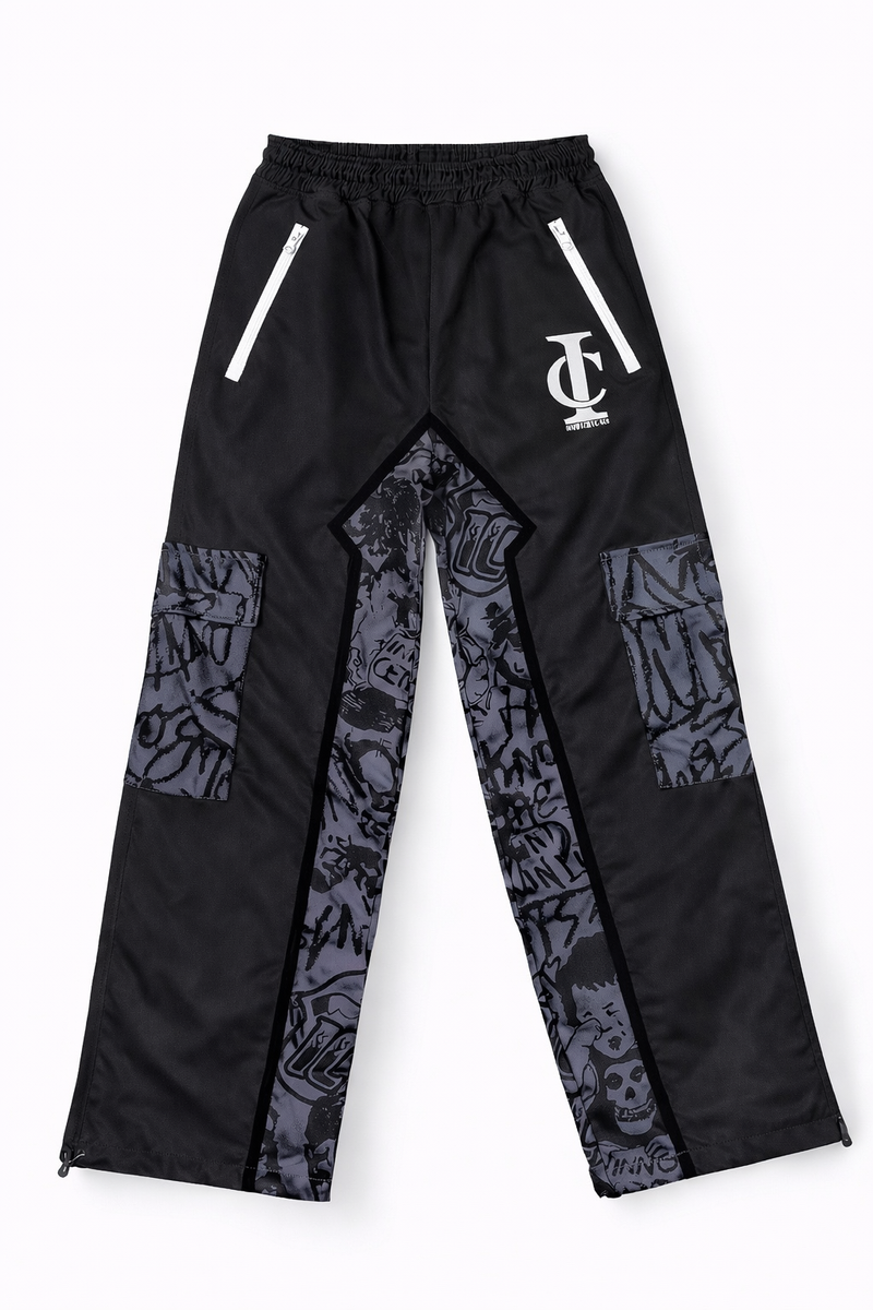 GRAFFITI RAIN SET (CHARCOAL) PREMADE