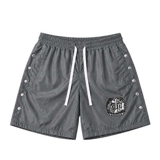 “SMOKE” NYLON SHORTS