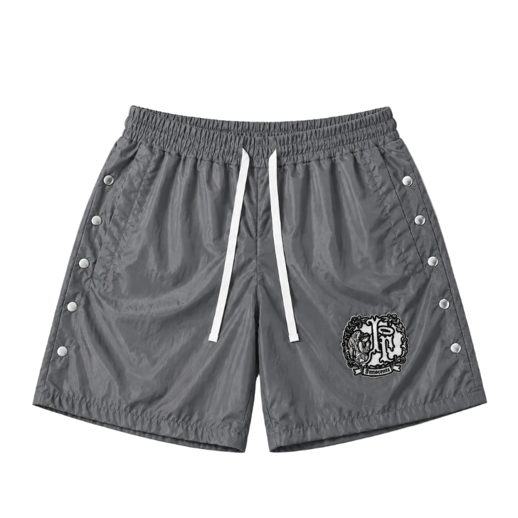 “SMOKE” NYLON SHORTS