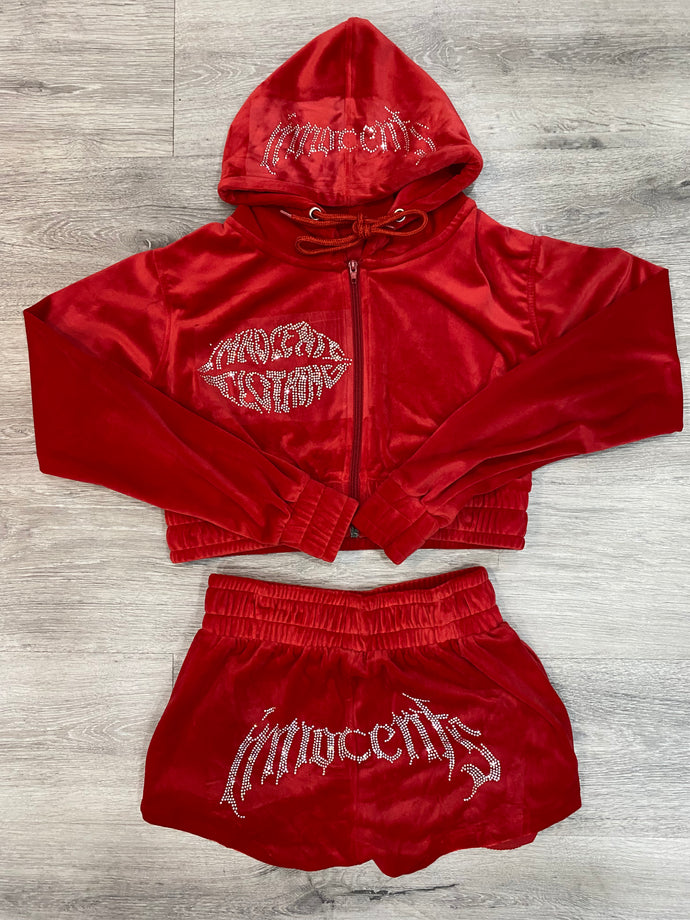 “Cherry” Velour Short Size